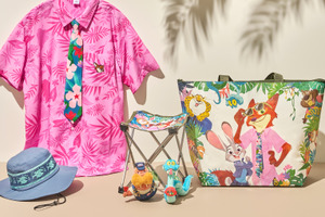「ズートピア」ジュディ・ニック・ゲイリーと夏を満喫♪ トロピカルなアパレルやレジャーグッズが新登場！ 画像