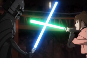 「スター・ウォーズ：ビジョンズ／九人目のジェダイ」新悪役・ナワームの“青い”ライトセーバーの意図は？「NARUTO」キャラデザ西尾鉄也と創り上げた“和風”ビジュとは？監督が明かす 画像