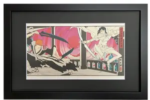 「BLEACH 千年血戦篇」一護と雨竜の戦いを“浮世絵”で表現！江戸切子、若狭塗箸、あぶらとり紙など伝統工芸コラボ第2弾登場【8月5日～】 画像