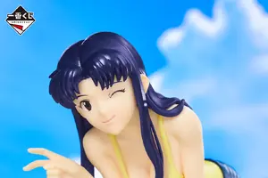 「ヱヴァ序」微笑む綾波レイ、“ココに注目”のミサトさんのサービスショットも立体化♪ ヤシマ作戦時の初号機は全長約49cmの大迫力!!【一番くじ】 画像