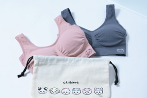 「ちいかわ」ハチワレ、うさぎ達が就寝時のバストをケア♪ ナイトブラ＆ショーツが発売 画像