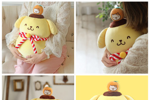 ポムポムプリン30周年記念グッズがかわいすぎる♪ 歴代アートのフレーム切手や“おもちもちもち”クッションなど登場【郵便局のネットショップ】 画像