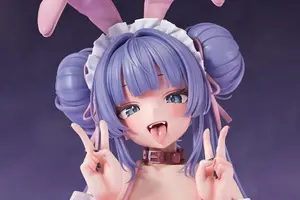 たわわな胸元＆刺激的なバニー衣装のアイドルと握手会…だって!? 小悪魔めいた魅力満載のオリジナルフィギュア「夢月りの」立体化 画像