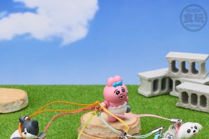 「おぱんちゅうさぎ」と踏ん張りポーズのワンコたちにキュン…☆マスコットキーチェーンが26年8月17日に発売！ 画像