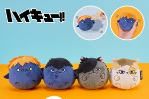 「ハイキュー!!」日向がカラス、研磨が猫になっちゃった!? アニマルマスコットグッズが超キュート！ ふわふわぬいぐるみやペンポーチが新登場 画像