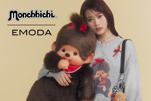 モンチッチ×EMODA（エモダ） 初コラボ！ 瀬川陽菜乃がLOOKモデルに♪ スウェットやキーチェーンなど全5型☆ 画像