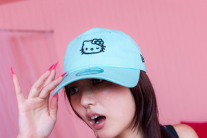 ハローキティ＆マイメロディ＆クロミがキャップに！「サンリオ×NEW ERA×HOMEGAME」コラボが登場♪ 画像