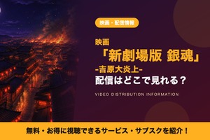 「新劇場版 銀魂 -吉原大炎上-」の配信はどこで見れる？サブスクレンタル開始日とお得な視聴方法 画像