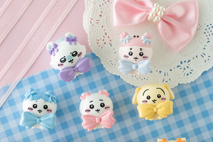 「ちいかわ」ハチワレ、うさぎがリボンでおめかし♪ かわいいコスメスポンジ＆ラメ入り入浴剤、27年版手帳・カレンダーも登場 画像