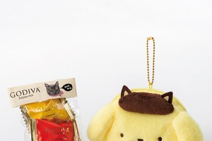 ゴディバのハロウィンに黒ネコ＆ゴーストが集合！ ポムポムプリン＆クロミのぬいぐるみチャーム付きチョコも登場 画像