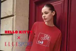 「サンリオ」キティと一緒に日常もスポーツもキュートに♡「 ELLE SPORT」との コラボアパレルが新登場 画像