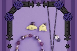 「サンリオ」ポムポムプリンがタキシード風スタイルでちょっぴりジェントルに♪「ANNA SUI」コラボアクセ登場 画像