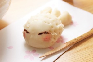 「不機嫌なモノノケ庵」のモジャ和菓子を作ってみた！　アニメシ作ってみた第11回 画像