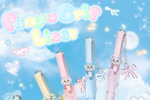 ちいかわたちのぷっくりマスコットが超キュート♡まるで平成文具なコラボアイライナーが新登場♪ 画像