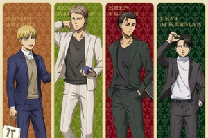 「進撃の巨人」エレン、リヴァイたちが買い物中！描き下ろしビジュアルを使用したグッズを京王百貨店のPOP UP SHOPにて販売 画像