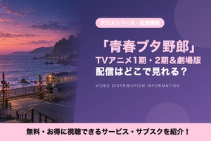 「青ブタ（青春ブタ野郎）」の配信はどこで見れる？アニメ1期・2期と劇場版を見放題で見られるサブスクを比較 画像