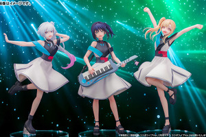 「超かぐや姫！」かぐや、彩葉、ヤチヨがフィギュア化！劇中歌「Ex-Otogibanashi」のコラボライブ衣装で登場 画像