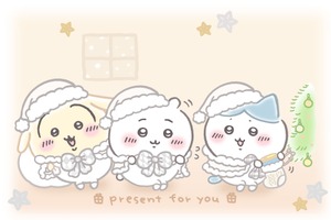 「ちいかわパーク」がクリスマス仕様に！ サンタ帽を被ったハチワレたちとグリーティング♪ 新商品も登場 画像