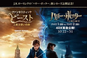 『ハリー・ポッターと死の秘宝』4DX上映決定　主人公が並ぶポスターも公開 画像