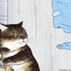 「俺、つしま」Twitter発の猫マンガ、アニメ化！ おじいさん（女性）は喋る猫と出会い…　第1話先行カット・画像