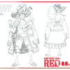 「ONE PIECE FILM RED」クールな“戦闘服”の麦わらの一味！尾田栄一郎描きおろし設定画公開・画像
