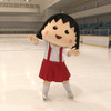 ちびまる子がリンクを舞う　映画と全日本フィギュアスケート選手がコラボレーション　・画像