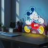 「ディズニー」ミッキー、プーさん、ベイマックスたちがレトロに輝く！ 吊り下げても自立させても飾れる「LEDネオンライト」発売・画像