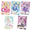 「キミプリ」「わんぷり」の描き下ろしカードも収録♪ 「映画名探偵プリキュア」のキラキラカードグミが登場！ 全23種のうち4種は光り輝くホロレアカード・画像
