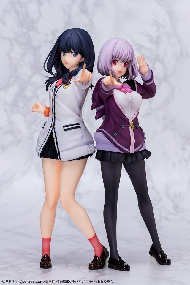 SSSS.GRIDMAN 宝多六花、新条アカネ 1/7 完成品フィギュア - コミック 