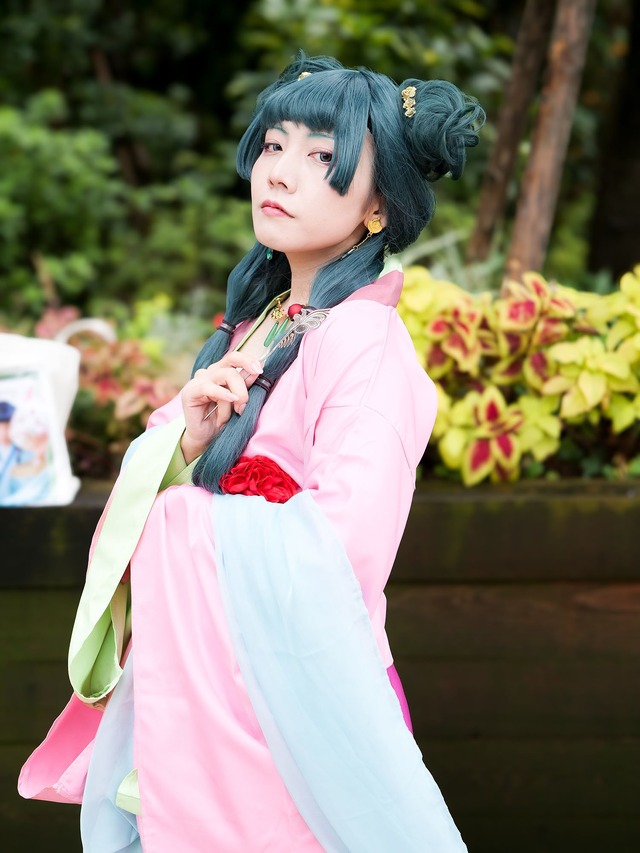 【写真・画像】『薬屋のひとりごと』猫猫コスプレ 1枚目